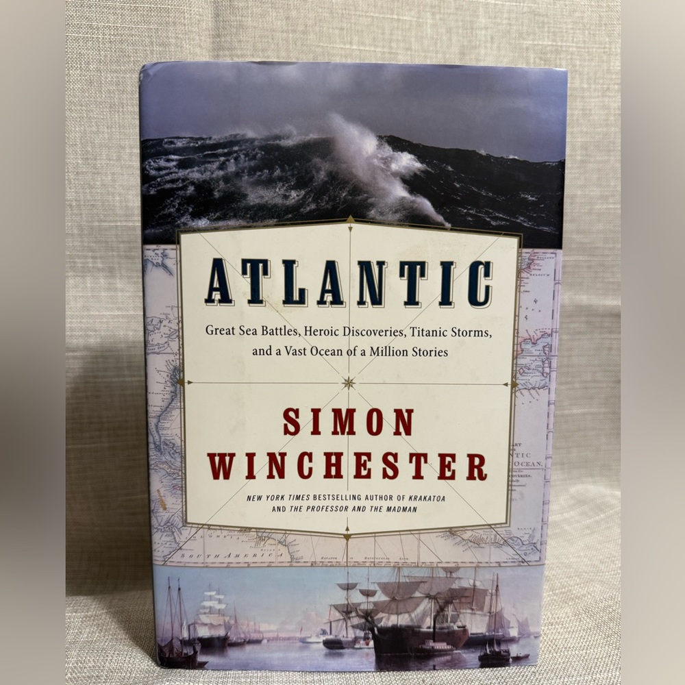 Atlantic by Simon Winchester HCDJ 2010 *Signed* Used good condition